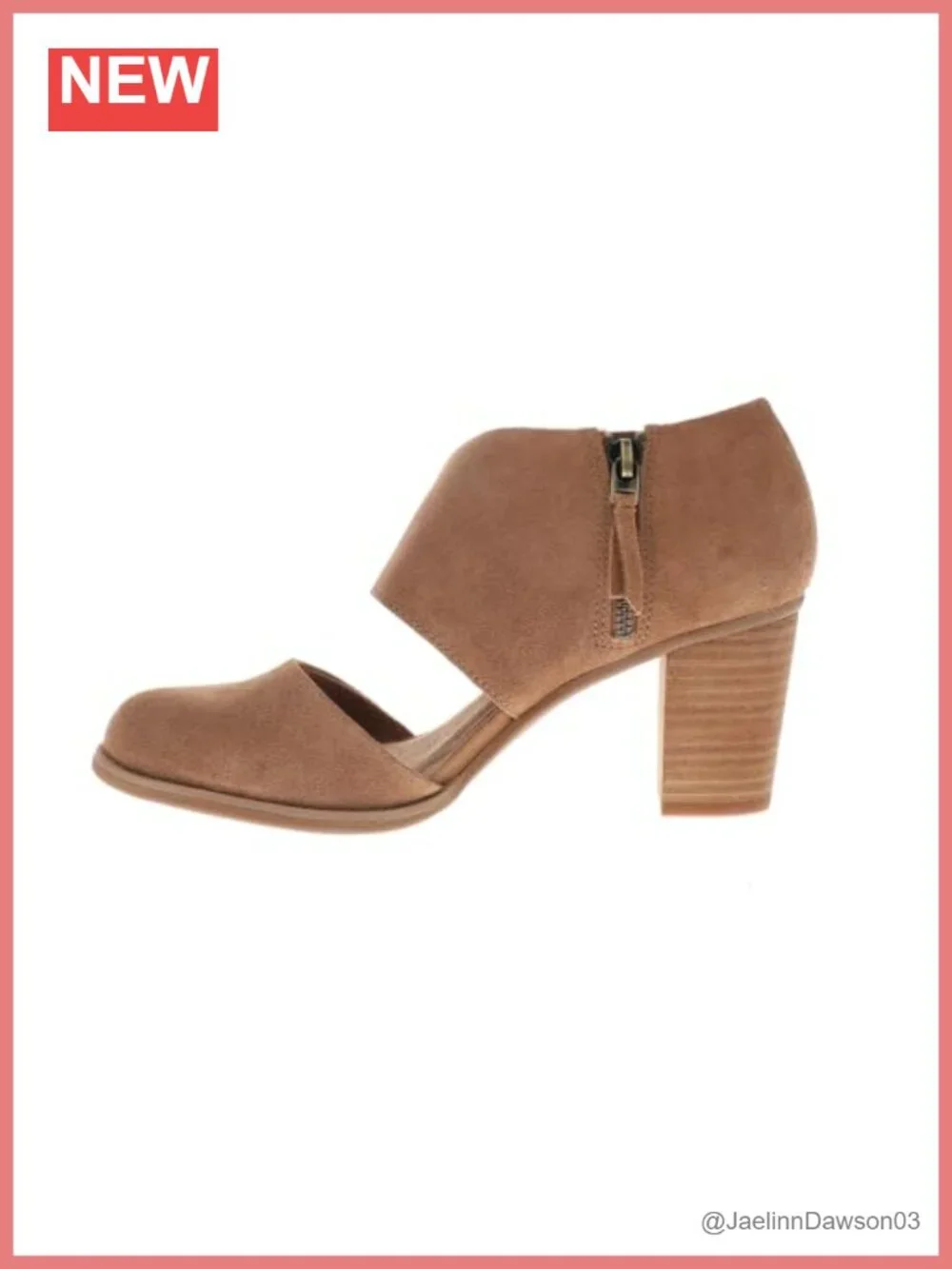 Women's Milan Closed Toe Heels, Leather Upper, CloudBound Insole, Side Zipper